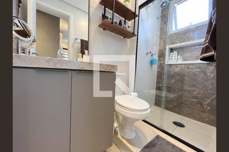 Banheiro da Suíte de apartamento à venda com 2 quartos, 74m² em Vila Monte Alegre, São Paulo