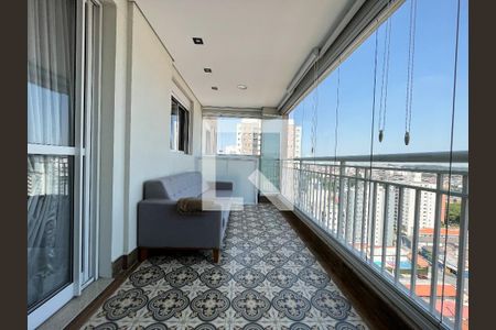 Varanda de apartamento à venda com 2 quartos, 74m² em Vila Monte Alegre, São Paulo