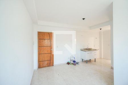Sala e cozinha de apartamento para alugar com 1 quarto, 40m² em Vila Esperança, São Paulo