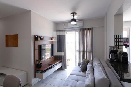 Sala de apartamento para alugar com 2 quartos, 56m² em Vila Maria Luiza, Ribeirão Preto