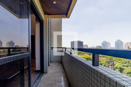 Varanda da Sala de apartamento à venda com 4 quartos, 233m² em Vila Suzana, São Paulo