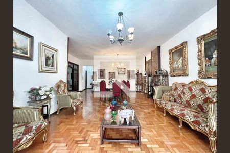 Sala  de apartamento à venda com 3 quartos, 185m² em Centro, Belo Horizonte