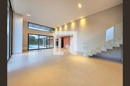 Sala de casa de condomínio à venda com 4 quartos, 453m² em Alphaville Nova Lima, Nova Lima