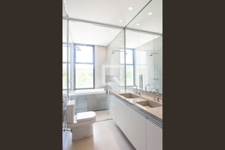 Casa de condomínio à venda com 453m², 4 quartos e 4 vagasbanheiro suite master