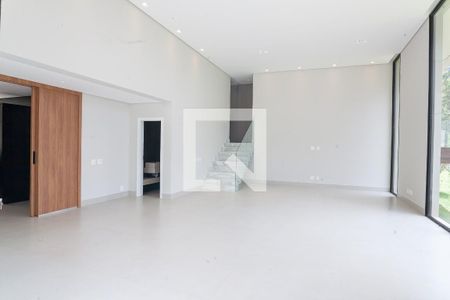 sala de casa de condomínio à venda com 4 quartos, 453m² em Alphaville Nova Lima, Nova Lima