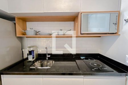 Studio à venda com 27m², 1 quarto e sem vagaCozinha