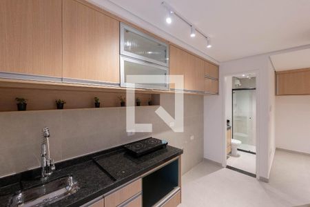 Sala/Cozinha de apartamento para alugar com 1 quarto, 32m² em Bela Vista, São Paulo