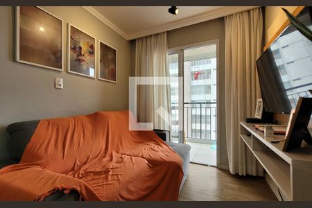 Sala de apartamento à venda com 2 quartos, 48m² em Vila Valparaíso, Santo André