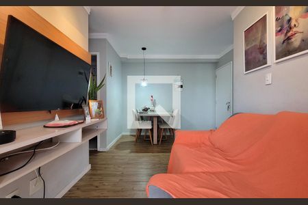 Sala de apartamento à venda com 2 quartos, 48m² em Vila Valparaíso, Santo André