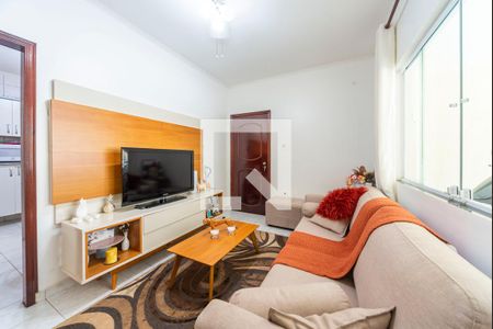 Sala de casa à venda com 3 quartos, 100m² em Vila Scarpelli, Santo André