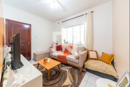 Sala de casa à venda com 3 quartos, 100m² em Vila Scarpelli, Santo André