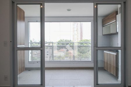 Varanda / Cozinha de kitnet/studio à venda com 1 quarto, 27m² em Campo Belo, São Paulo