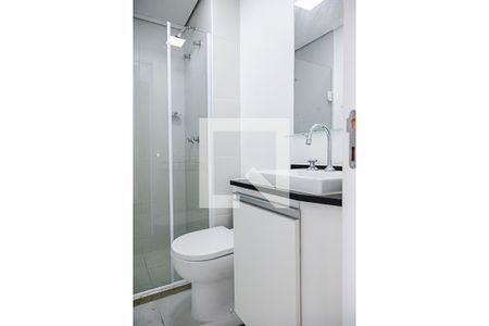 Banheiro de kitnet/studio à venda com 1 quarto, 27m² em Campo Belo, São Paulo