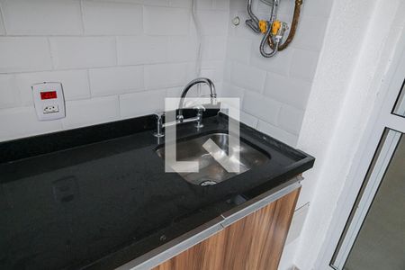 Varanda / Cozinha de kitnet/studio à venda com 1 quarto, 27m² em Campo Belo, São Paulo