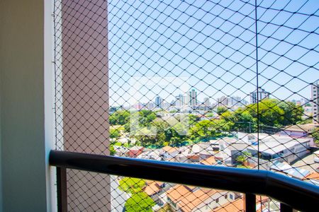Varanda da sala de apartamento para alugar com 3 quartos, 86m² em Vila Valparaiso, Santo André