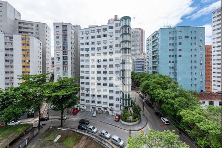 Vista de apartamento para alugar com 1 quarto, 42m² em José Menino, Santos