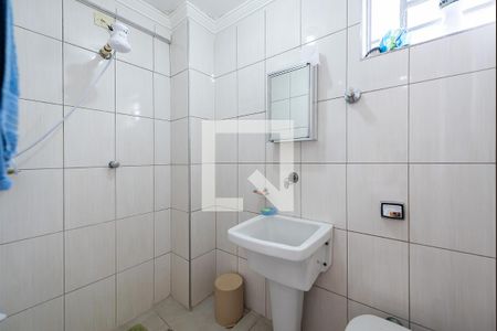 Banheiro suíte de apartamento para alugar com 1 quarto, 42m² em José Menino, Santos