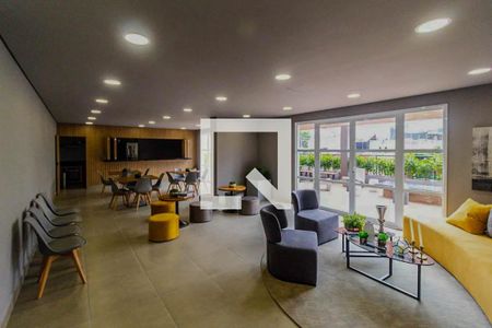 Apartamento para alugar com 29m², 1 quarto e sem vagaÁrea comum - Salão de festas