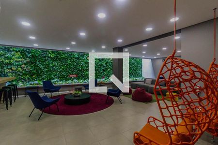 Apartamento para alugar com 29m², 1 quarto e sem vagaHall social