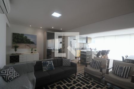 Sala de apartamento para alugar com 4 quartos, 200m² em Enseada, Guarujá