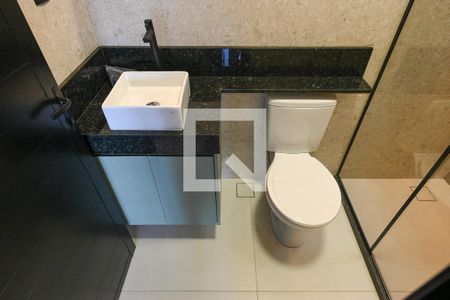 Banheiro  de kitnet/studio para alugar com 1 quarto, 38m² em Bosque da Saúde, São Paulo