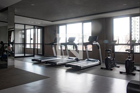 Studio para alugar com 26m², 1 quarto e sem vaga Studio para alugar com 26m², 1 quarto e sem vagaÁrea comum - Academia