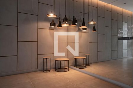 Studio para alugar com 26m², 1 quarto e sem vaga Studio para alugar com 26m², 1 quarto e sem vagaHall de entrada