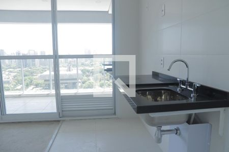 Sala/Cozinha de apartamento à venda com 1 quarto, 52m² em Vila Clementino, São Paulo