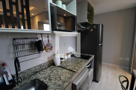 Sala/Cozinha de apartamento à venda com 1 quarto, 32m² em Vila Dom Pedro Ii, São Paulo