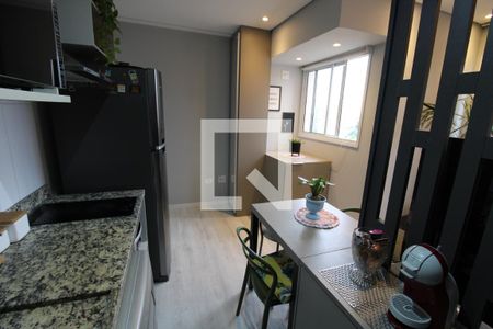 Sala/Cozinha de apartamento à venda com 1 quarto, 32m² em Vila Dom Pedro Ii, São Paulo