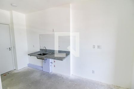 Cozinha e Área de Serviço de kitnet/studio à venda com 1 quarto, 23m² em Vila Sônia, São Paulo