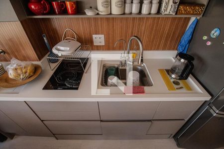 Apartamento para alugar com 32m², 1 quarto e sem vagaDetalhe cozinha