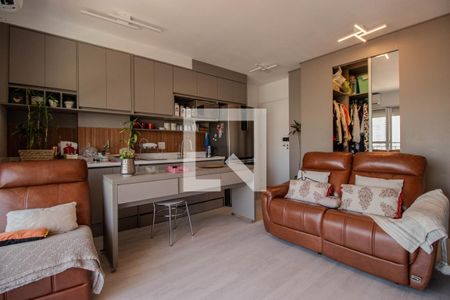 Quarto - Sala - Cozinha de apartamento à venda com 1 quarto, 32m² em Vila Mariana, São Paulo