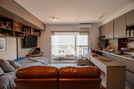 Quarto - Sala - Cozinha de apartamento à venda com 1 quarto, 32m² em Vila Mariana, São Paulo