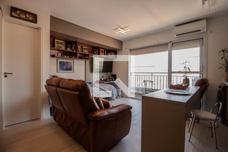 Quarto - Sala - Cozinha de apartamento à venda com 1 quarto, 32m² em Vila Mariana, São Paulo