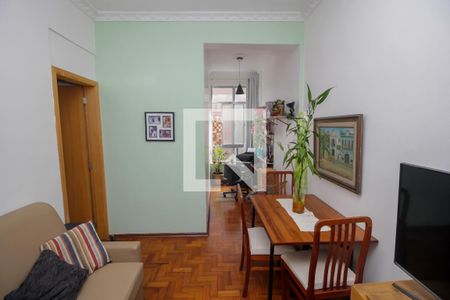 Sala de apartamento à venda com 2 quartos, 70m² em Botafogo, Rio de Janeiro
