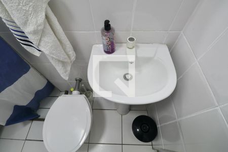 Banheiro Social de apartamento para alugar com 1 quarto, 62m² em Centro, Guarujá