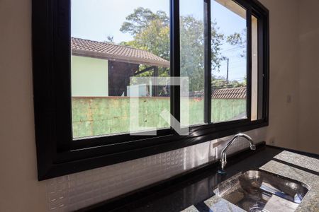 Kitnet - cozinha - vista de kitnet/studio para alugar com 1 quarto, 32m² em Granja Viana, Cotia