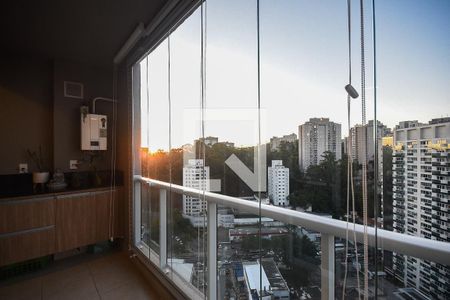 Varanda de apartamento para alugar com 1 quarto, 40m² em Vila Andrade, São Paulo