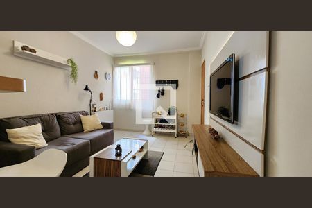 Sala de apartamento para alugar com 1 quarto, 62m² em José Menino, Santos