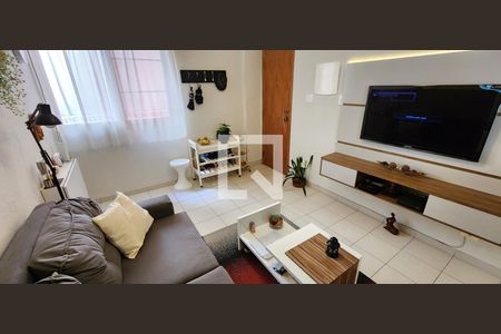 Sala de apartamento para alugar com 1 quarto, 62m² em José Menino, Santos
