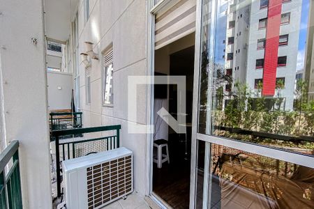 Varanda da Sala de apartamento à venda com 1 quarto, 55m² em Vila Mariana, São Paulo