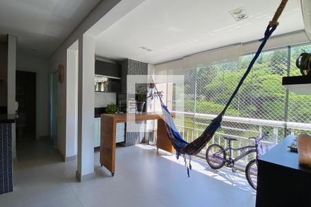 Varanda gourmet de apartamento à venda com 2 quartos, 94m² em Tamboré, Santana de Parnaíba