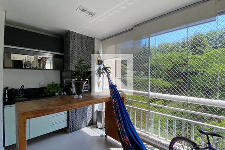 Varanda gourmet de apartamento à venda com 2 quartos, 94m² em Tamboré, Santana de Parnaíba