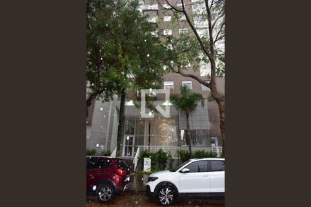 Apartamento à venda com 34m², 1 quarto e 1 vagaFachada e portaria