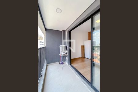 Varanda da Sala de apartamento para alugar com 1 quarto, 23m² em Vila Mariana, São Paulo