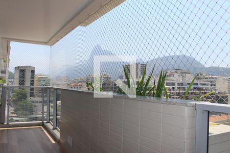 Varanda da Sala de apartamento à venda com 3 quartos, 99m² em Botafogo, Rio de Janeiro