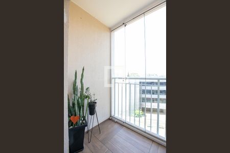 Varanda da Sala de apartamento para alugar com 2 quartos, 54m² em Vila Santana, São Paulo