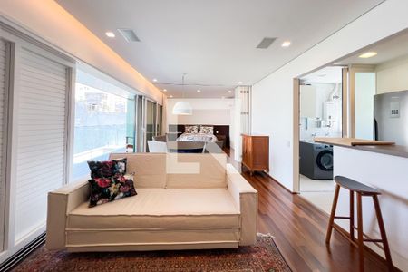 Apartamento para alugar com 75m², 1 quarto e 2 vagas Apartamento para alugar com 75m², 1 quarto e 2 vagasSala