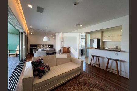 Sala de apartamento à venda com 1 quarto, 75m² em Vila Olímpia, São Paulo